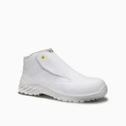 JORI Sicherheitsstiefel jo_CLEAN Slipper white Mid ESD S3