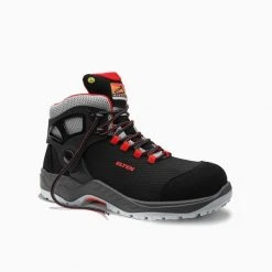 ELTEN Sicherheitsschnürstiefel ARTURO black-red Mid ESD S3