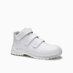 JORI Sicherheitsschnürstiefel jo_CLEAN Strap white Mid ESD S3